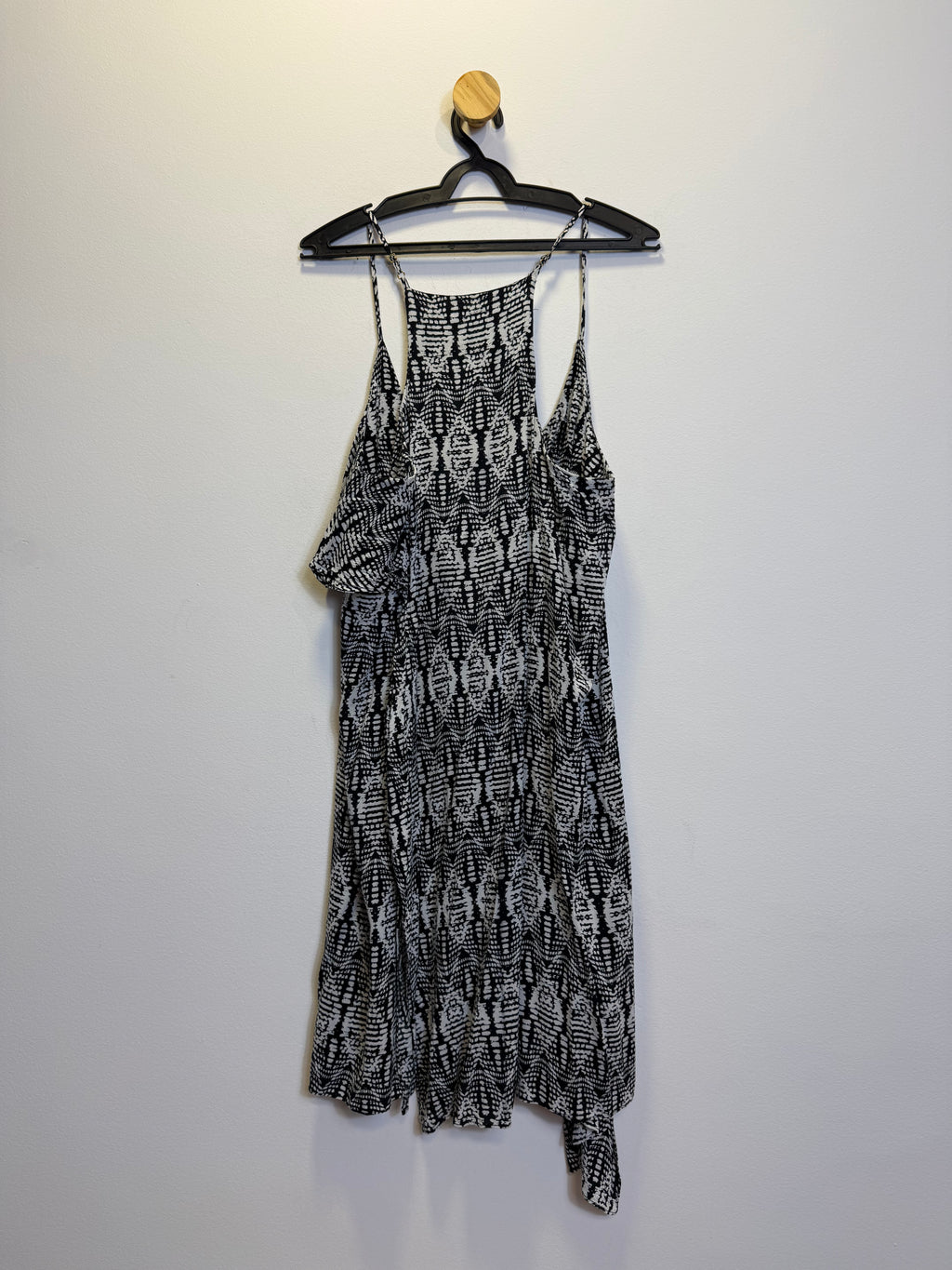 Vestido Estampado Preto e Branco