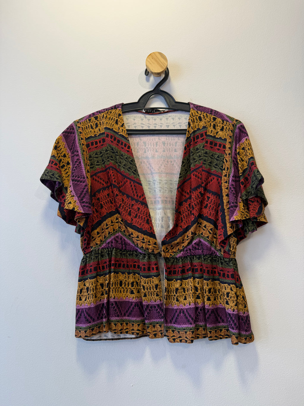 Blusa Estampa Crochê