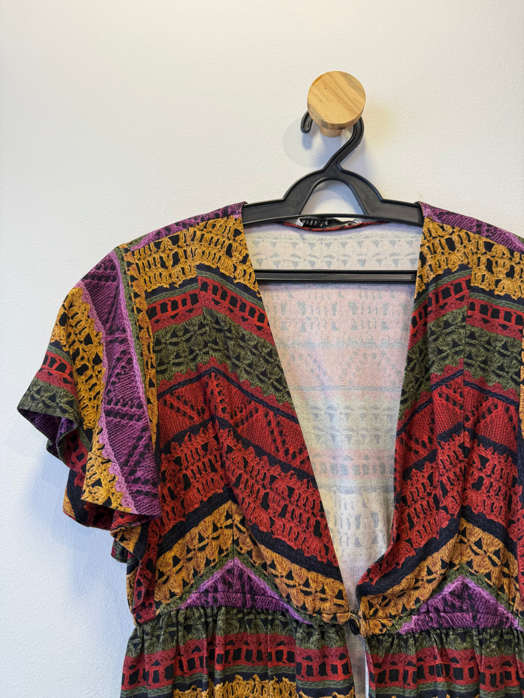 Blusa Estampa Crochê