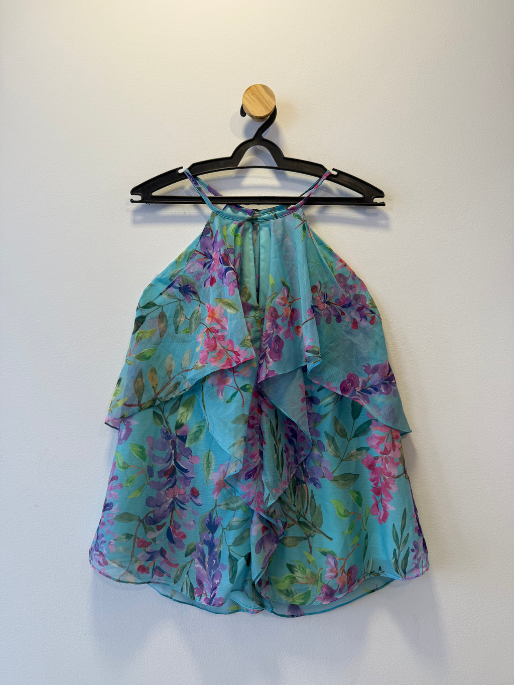Blusa* Cavada Azul Floral