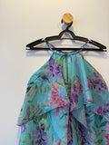 Blusa* Cavada Azul Floral
