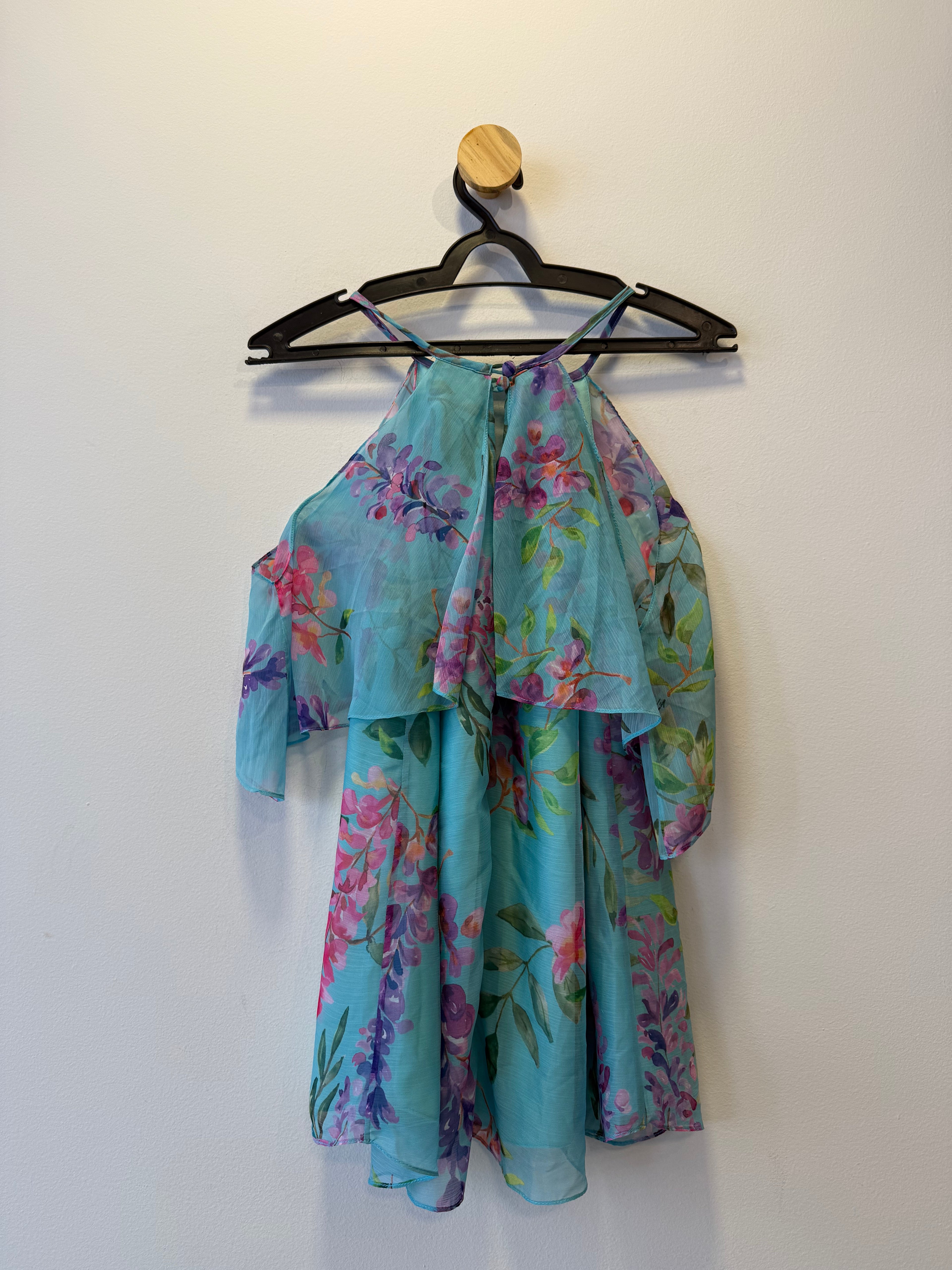 Blusa* Cavada Azul Floral