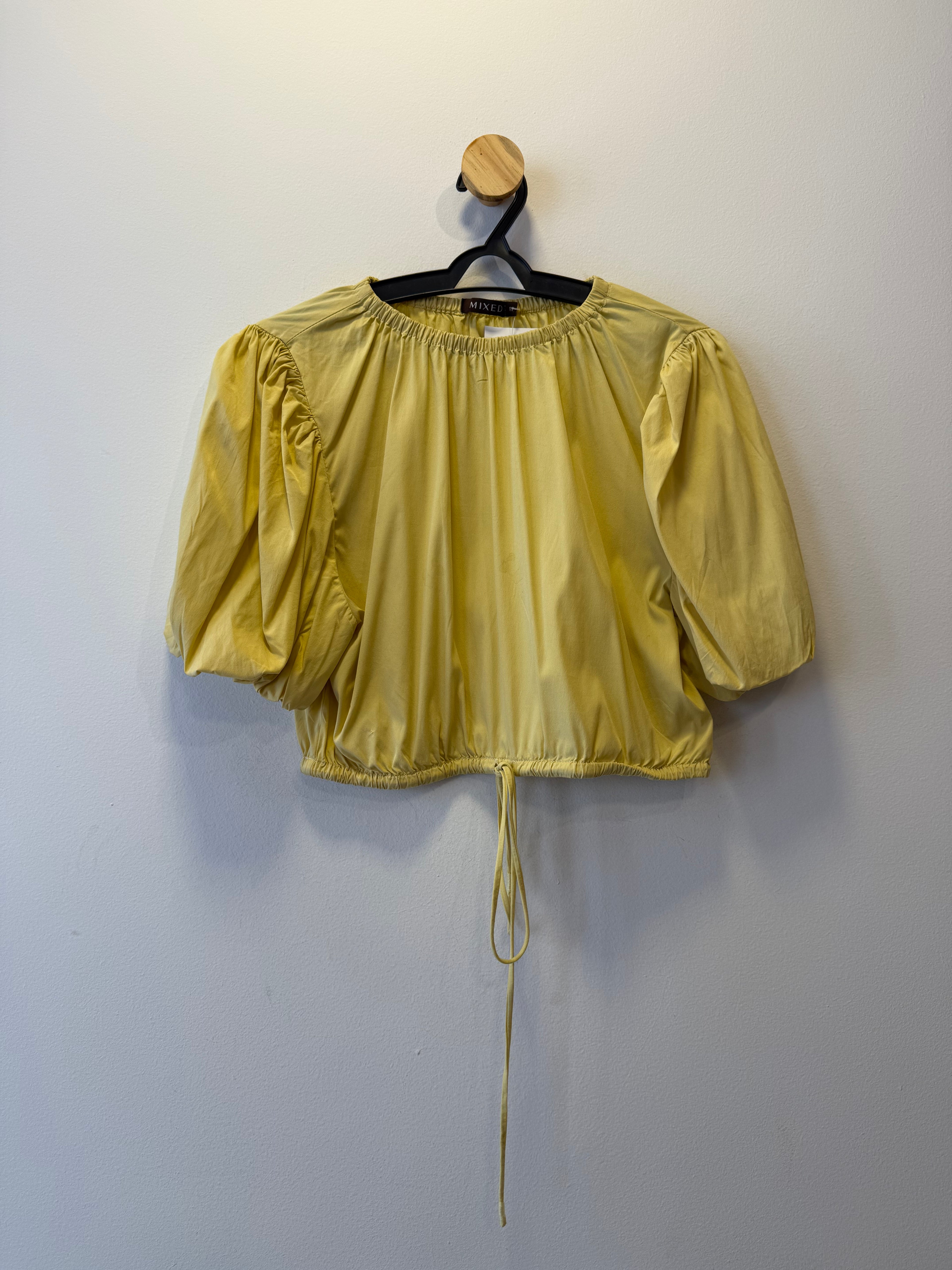 Cropped Amarelo Abaloado