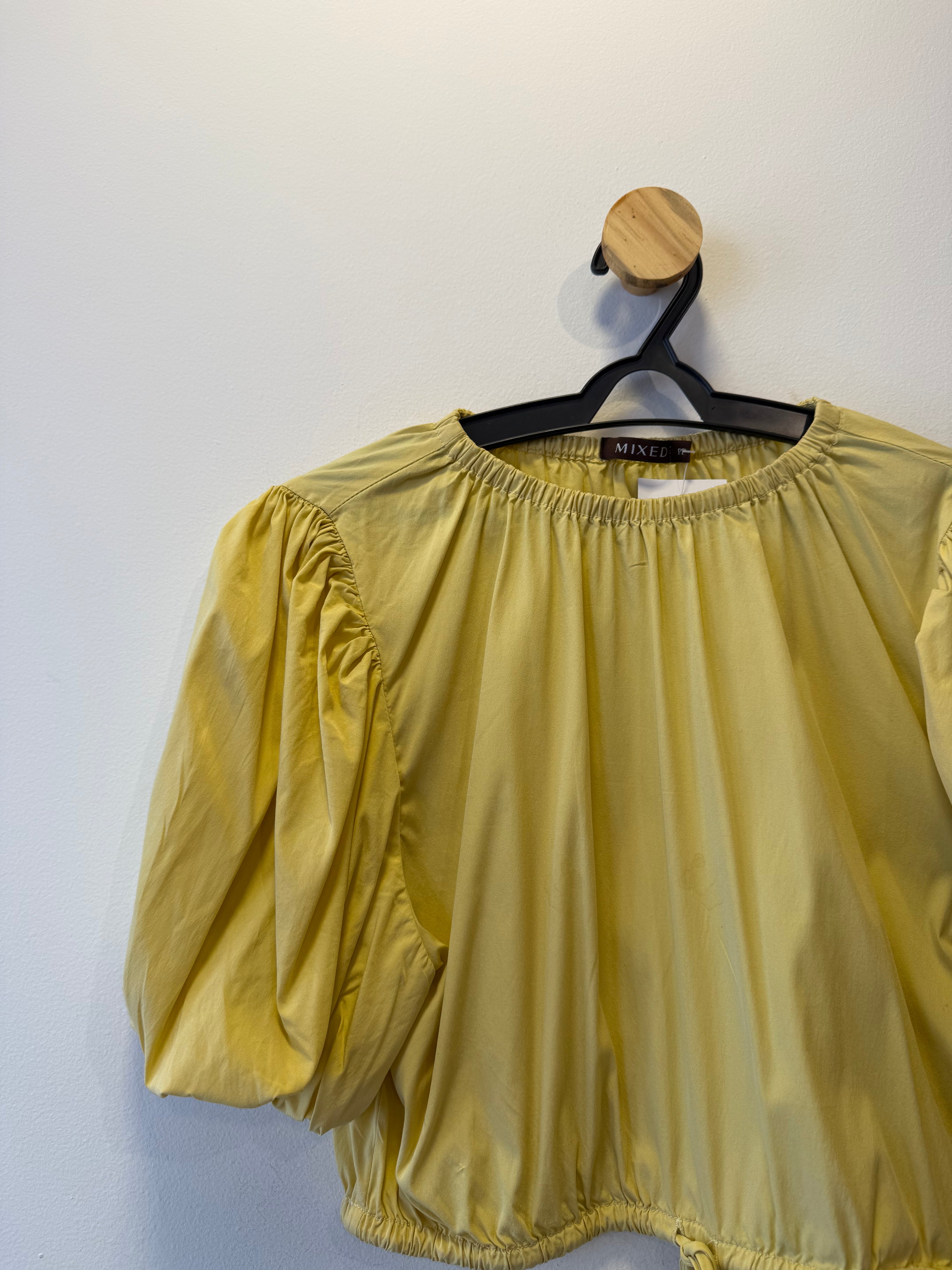 Cropped Amarelo Abaloado