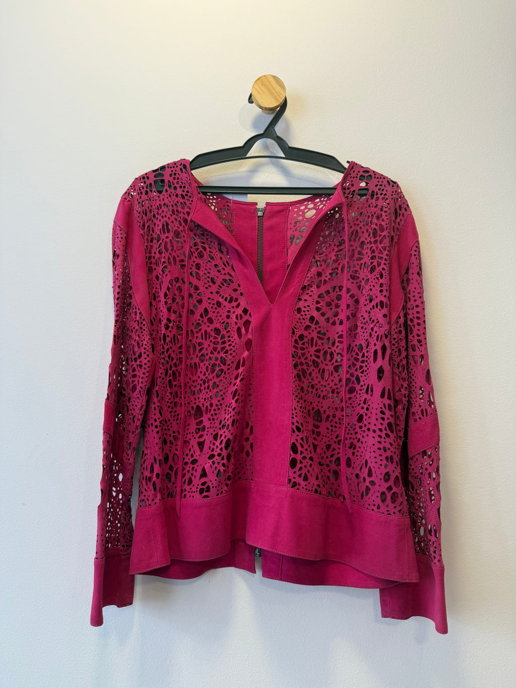 Blusa de Camurça Fucsia