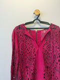Blusa de Camurça Fucsia
