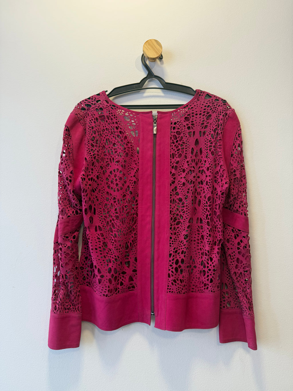 Blusa de Camurça Fucsia