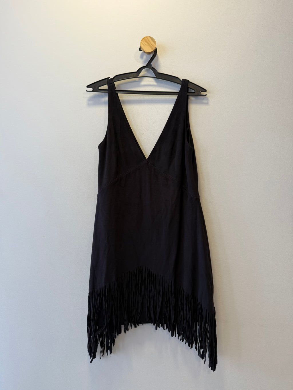 Vestido Preto Franja