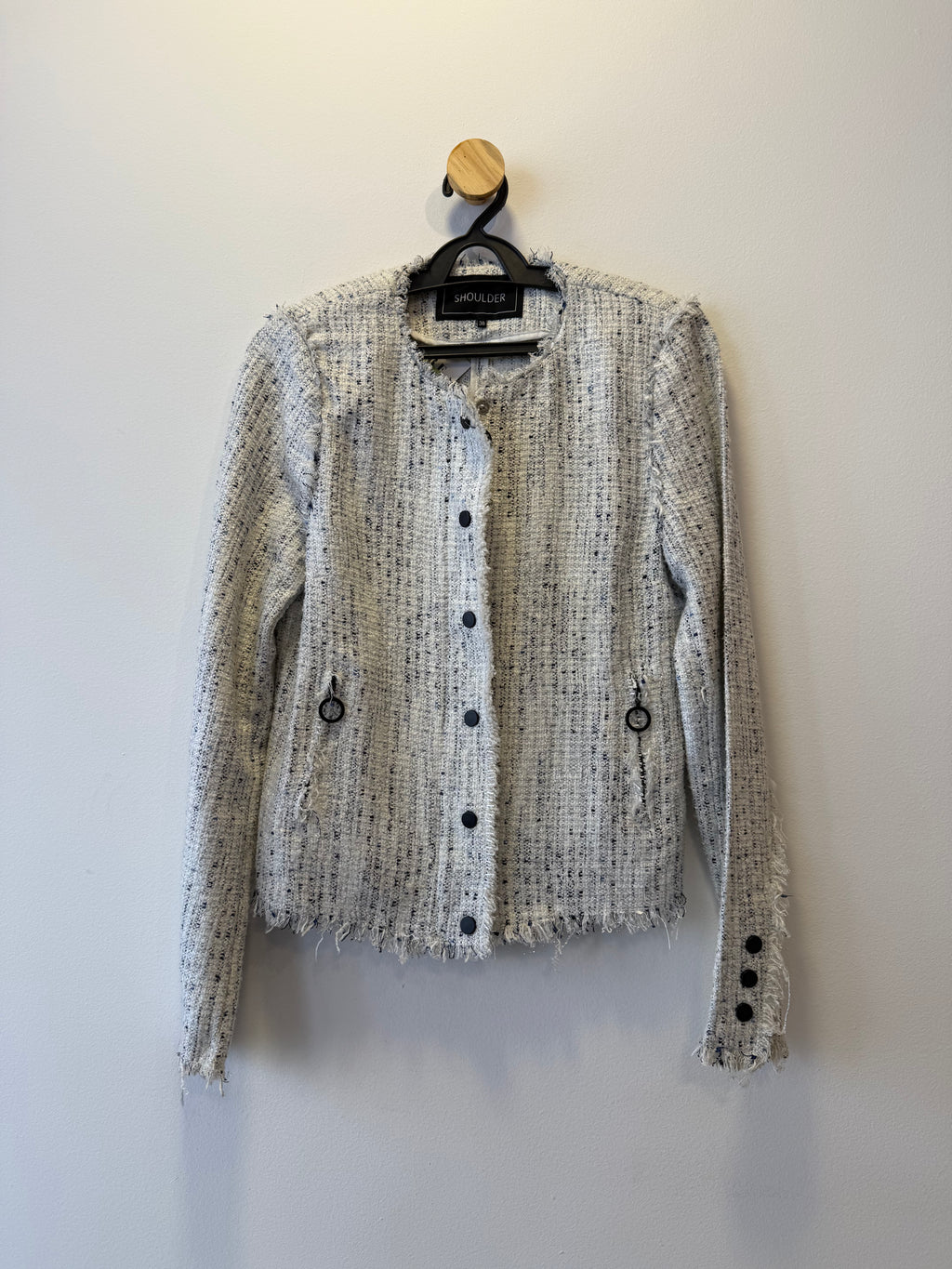 Casaco Tweed Branco