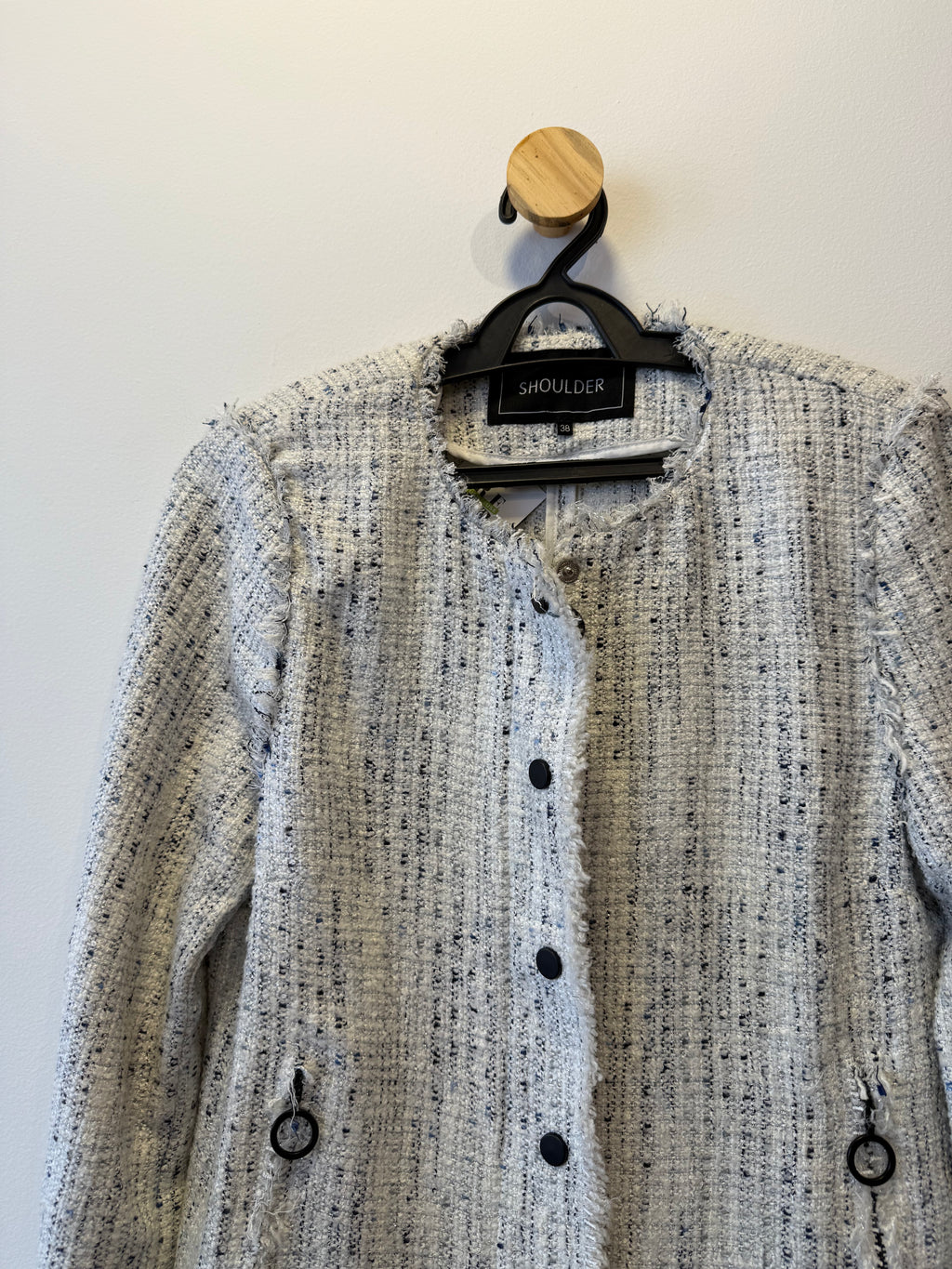 Casaco Tweed Branco