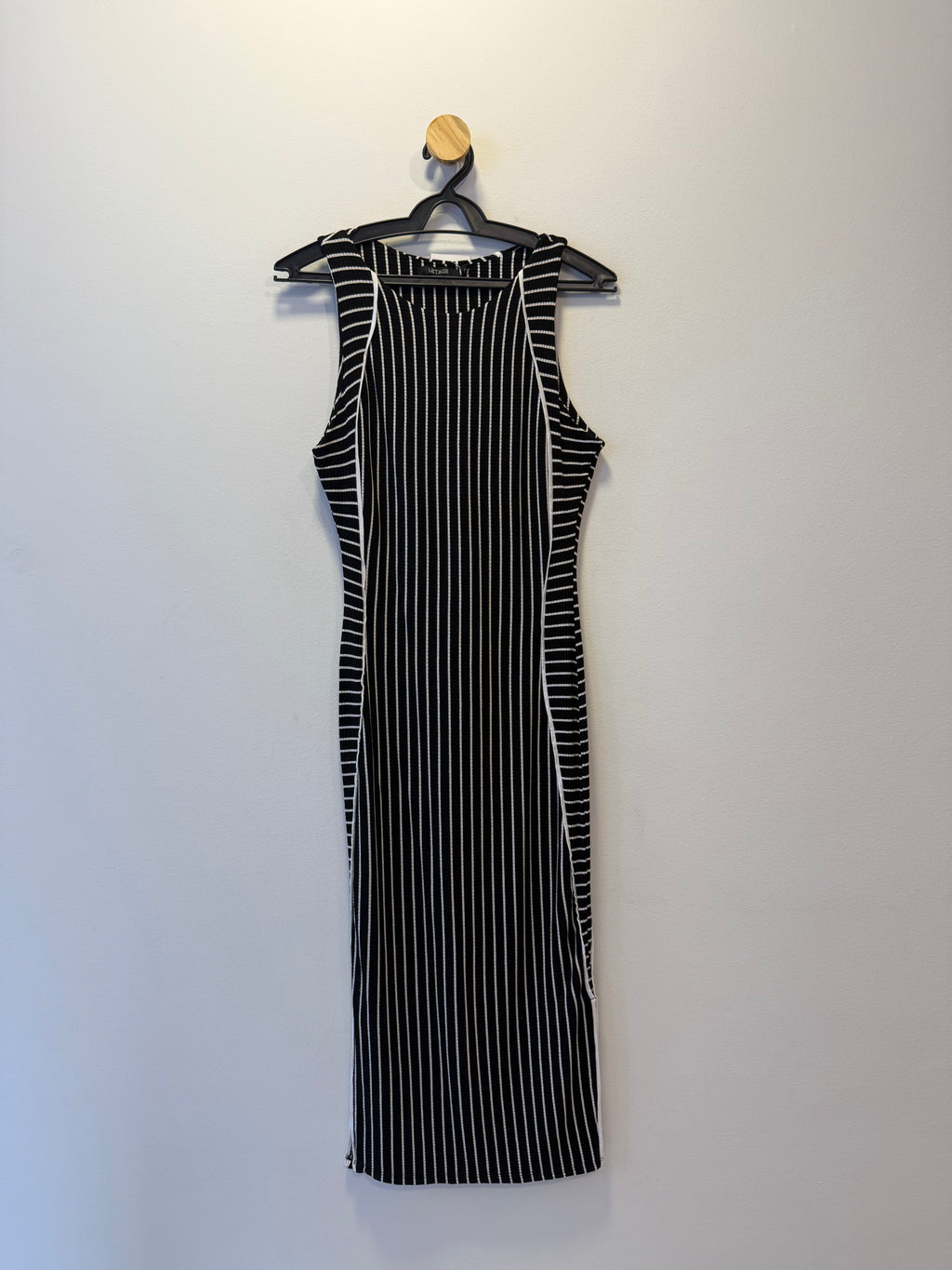 Vestido Midi Tubinho Listrado