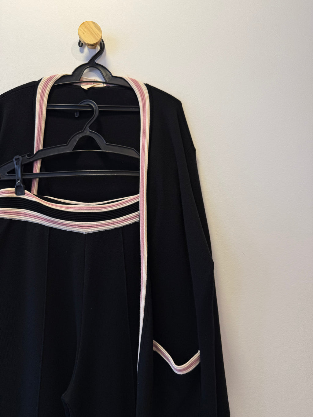 Conjunto Calça e Cardigan Preto