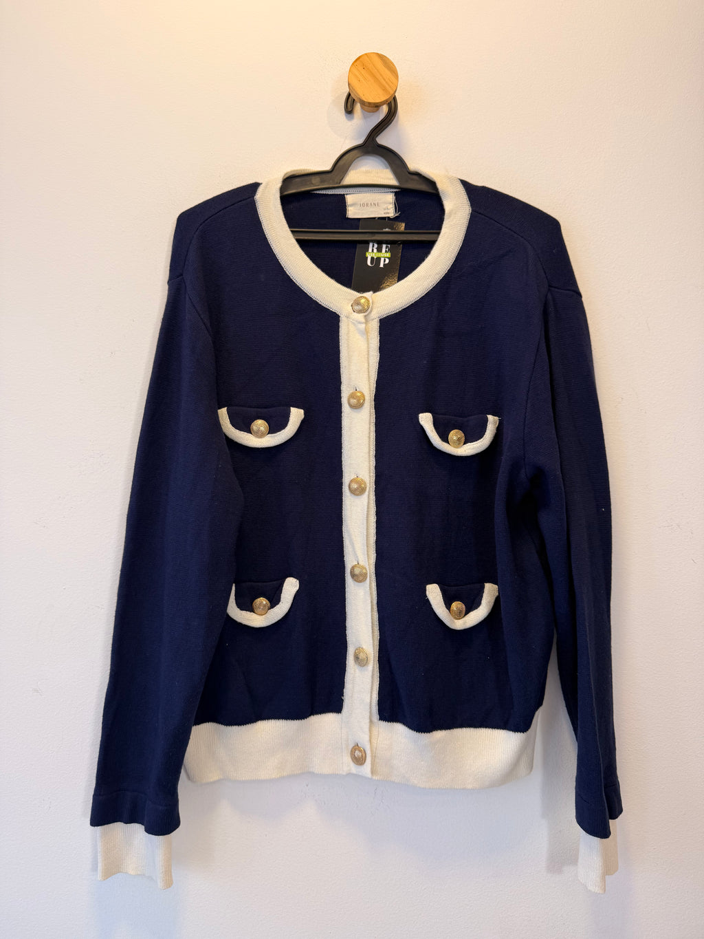 Casaquinho Marinho tricot Iorane