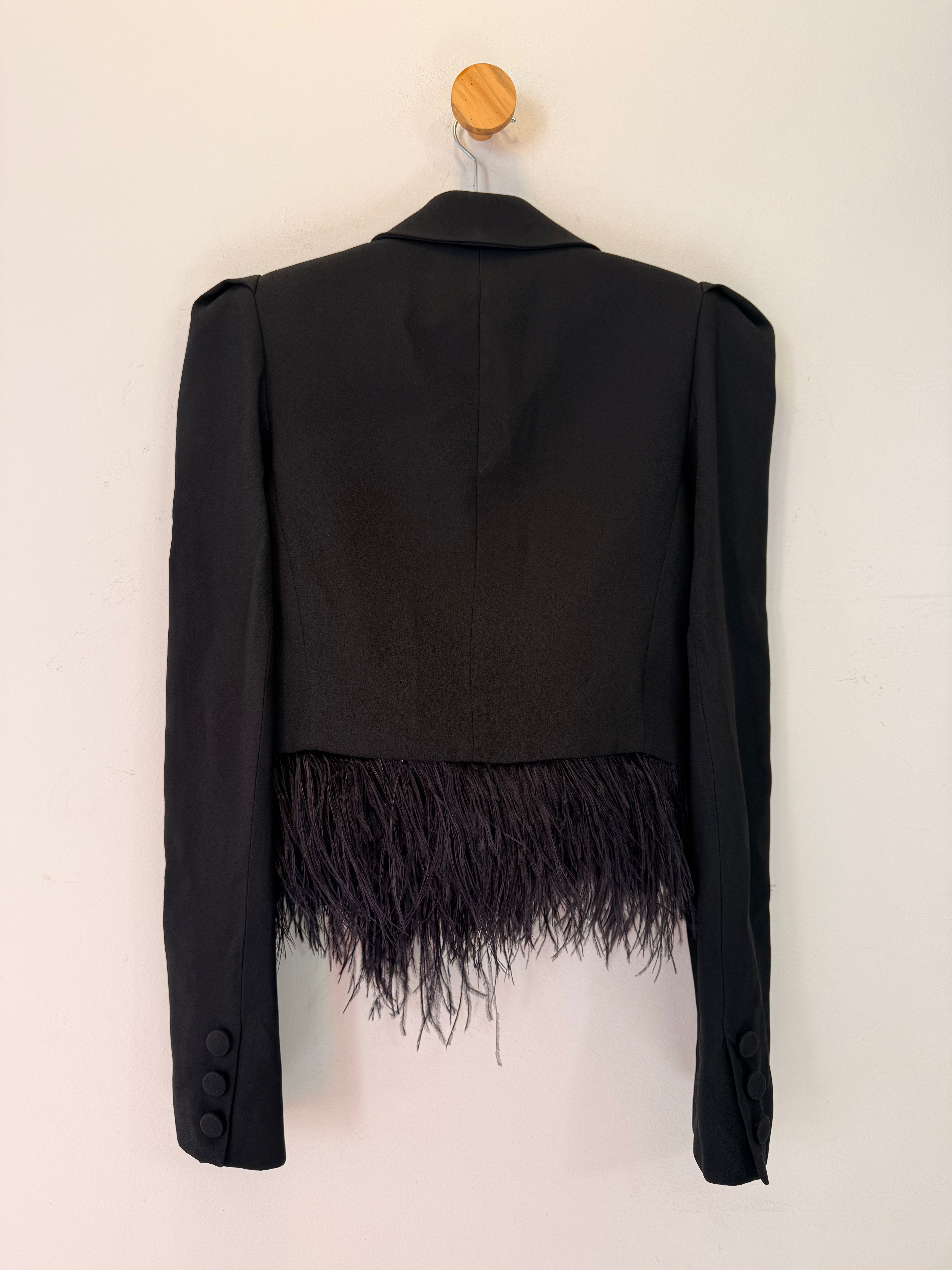 Blazer Preto Plumas