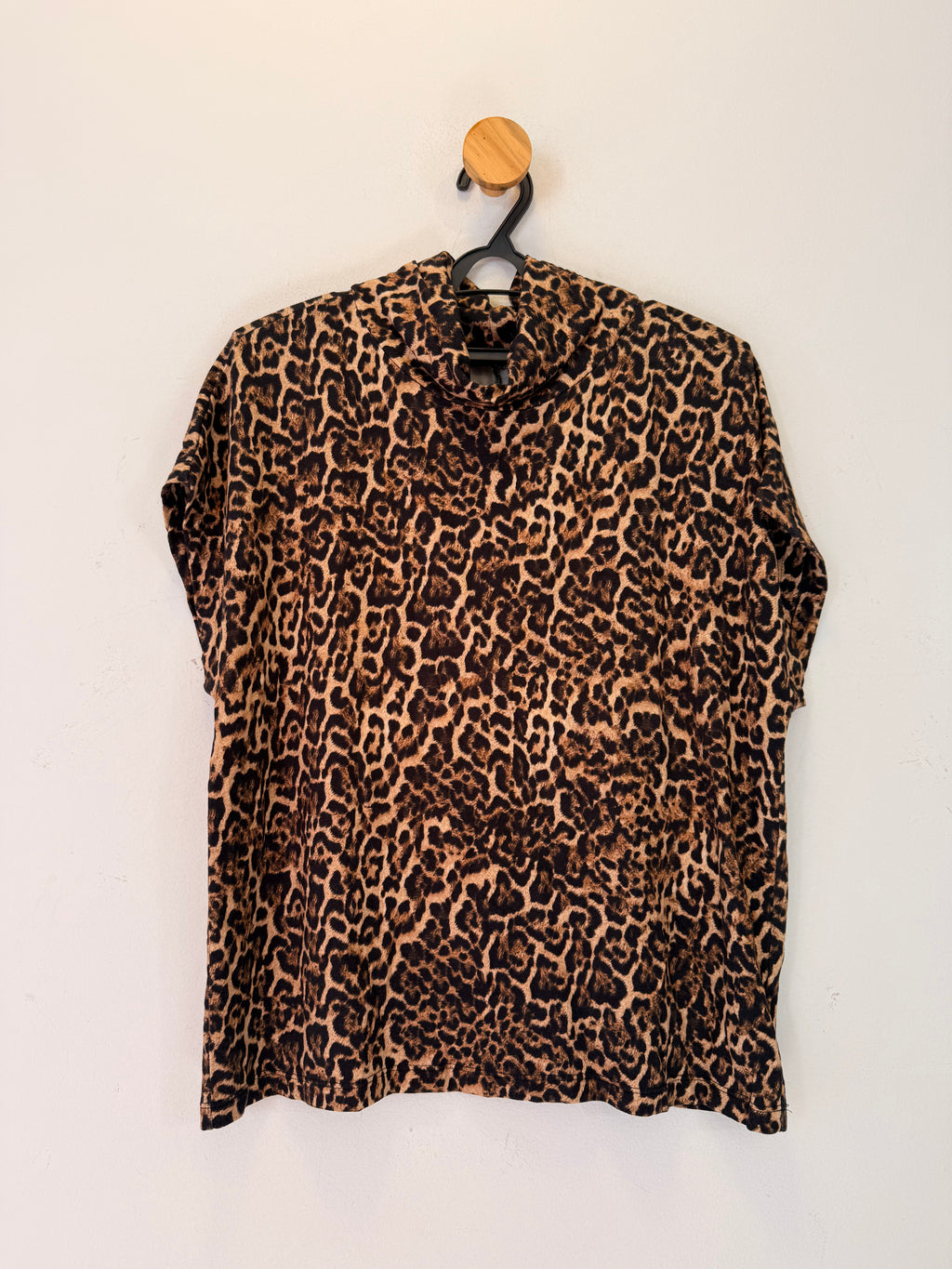 Blusa Animal Print Shoulder