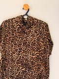 Blusa Animal Print Shoulder