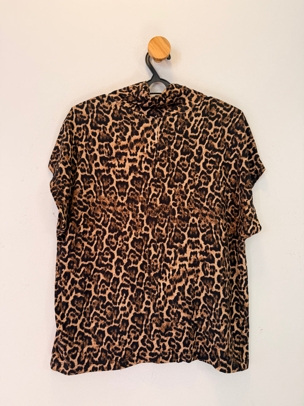 Blusa Animal Print Shoulder