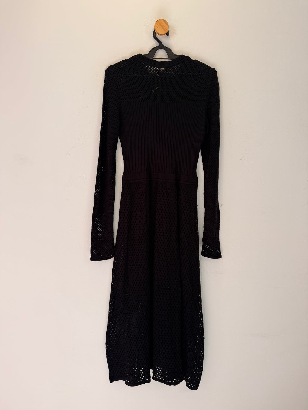 Vestido Preto Tricot Miele
