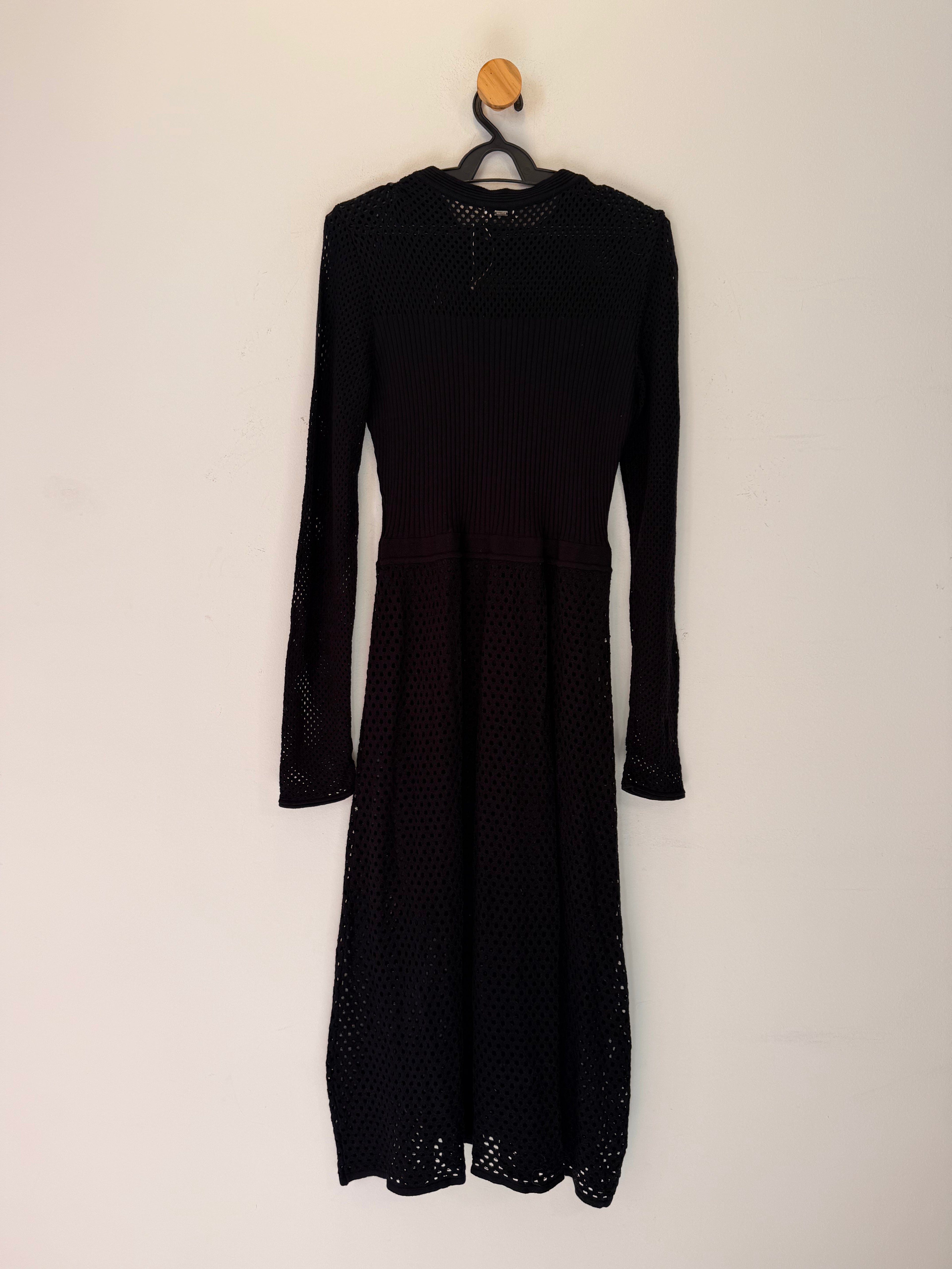 Vestido Preto Tricot Miele