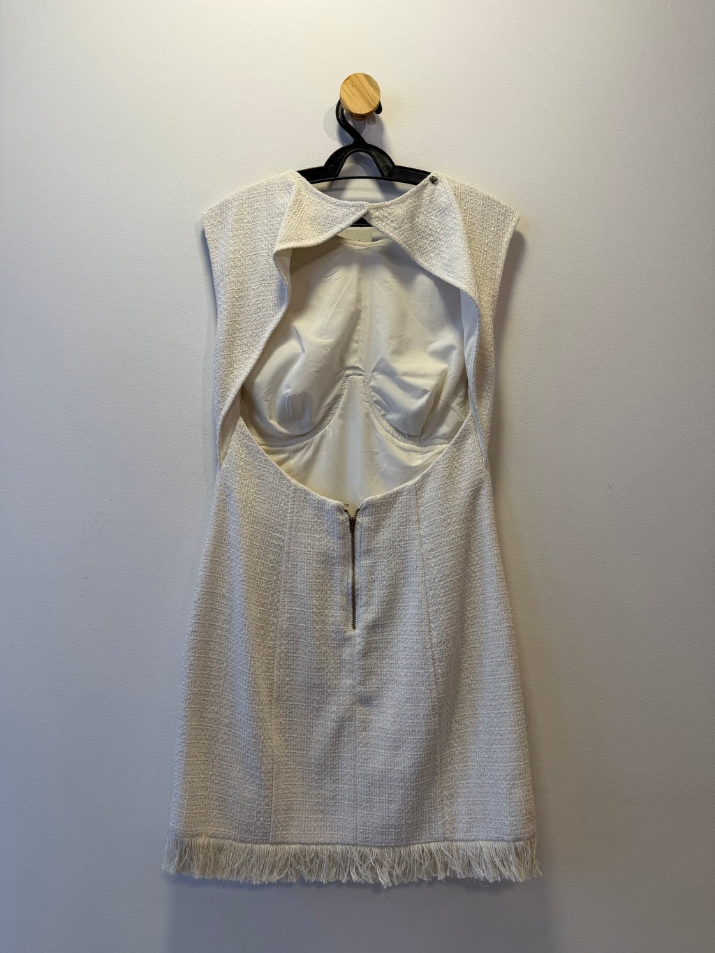 Vestido Tubinho Tweed Branco
