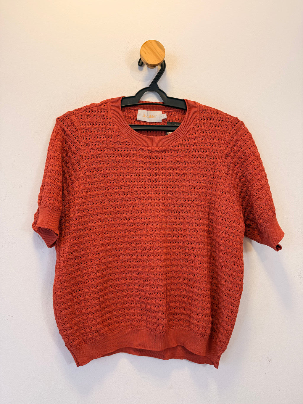 Blusa em Tricot Shoulder