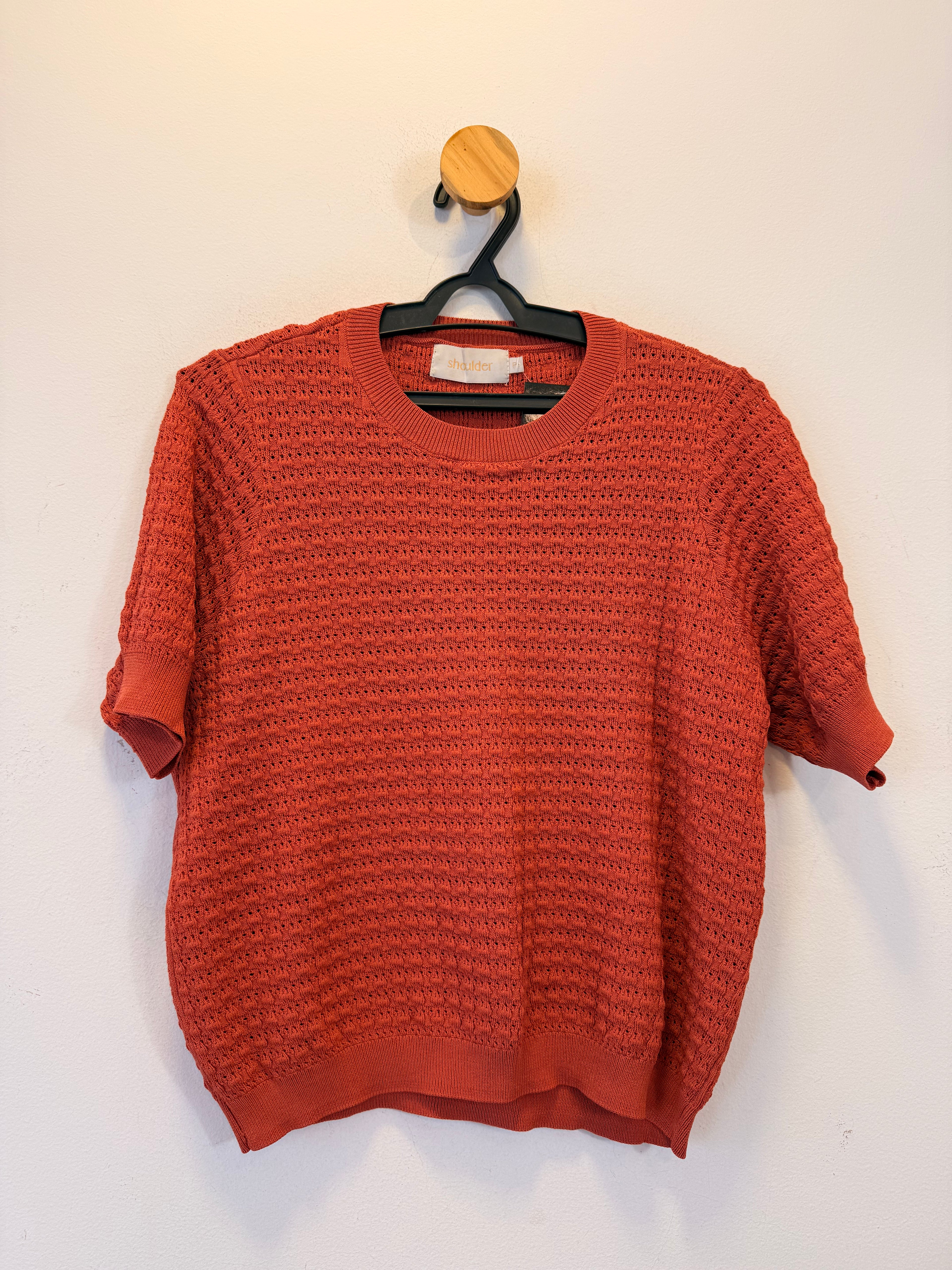Blusa em Tricot Shoulder