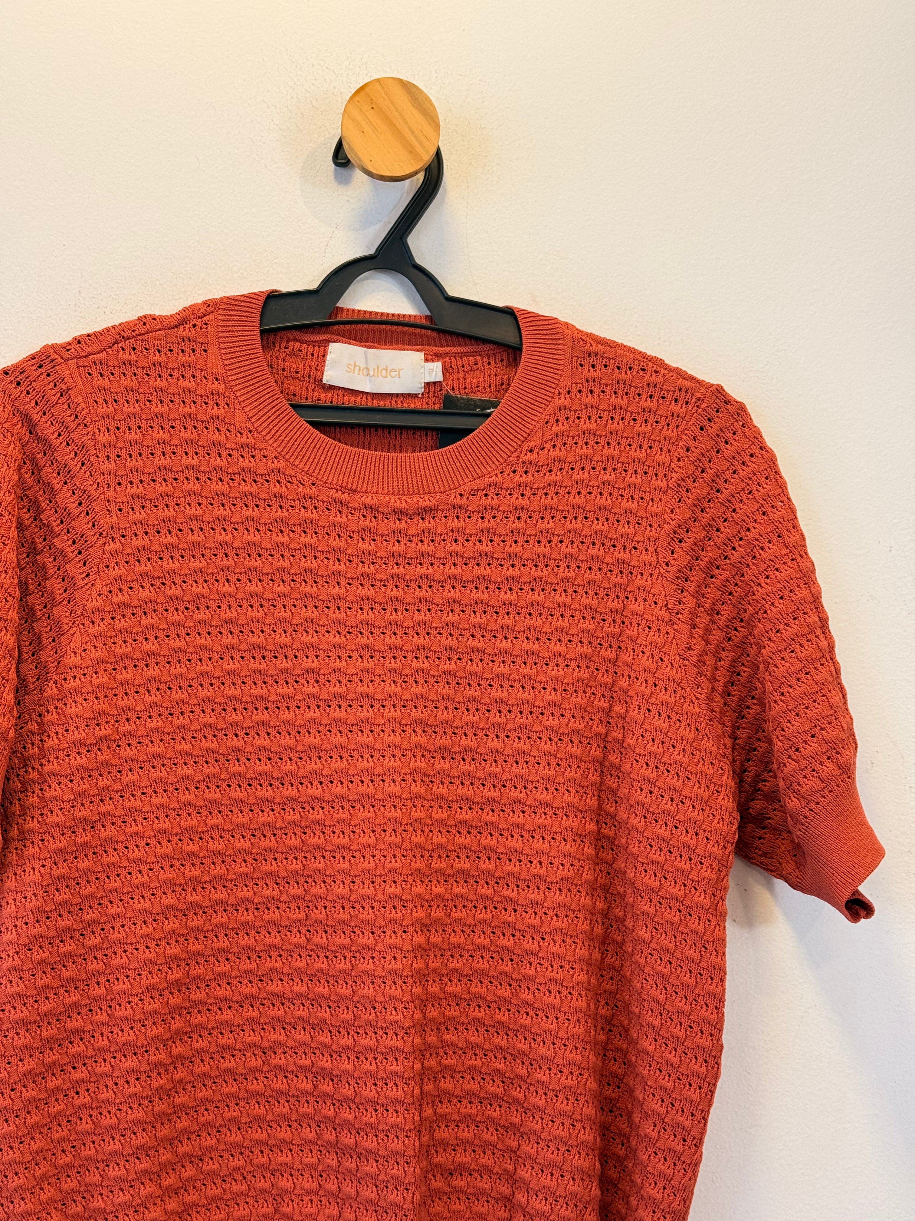 Blusa em Tricot Shoulder