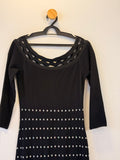 Vestido Preto em Tricot Max Maria