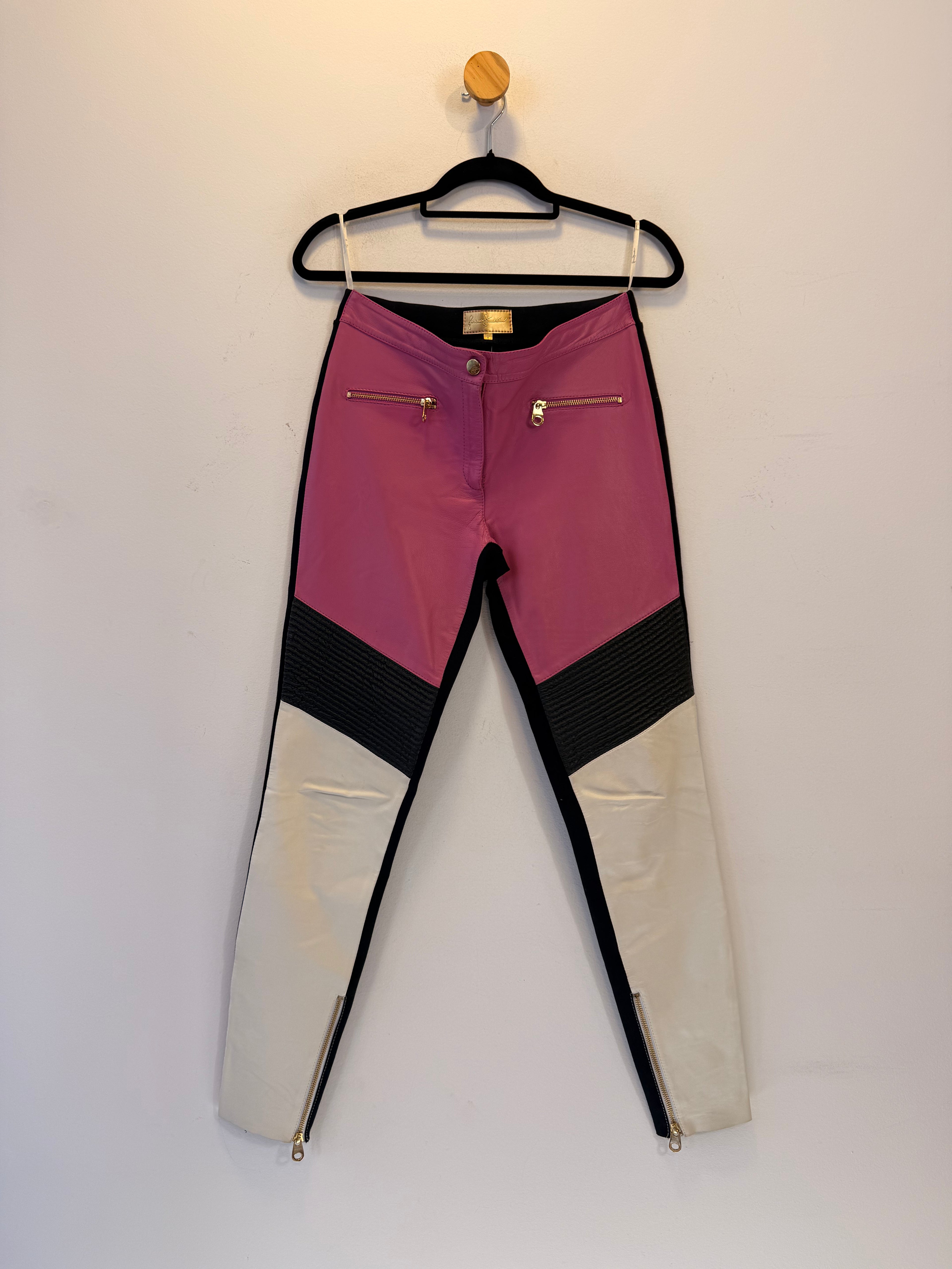 Calça de Couro Juliana Sanmartin