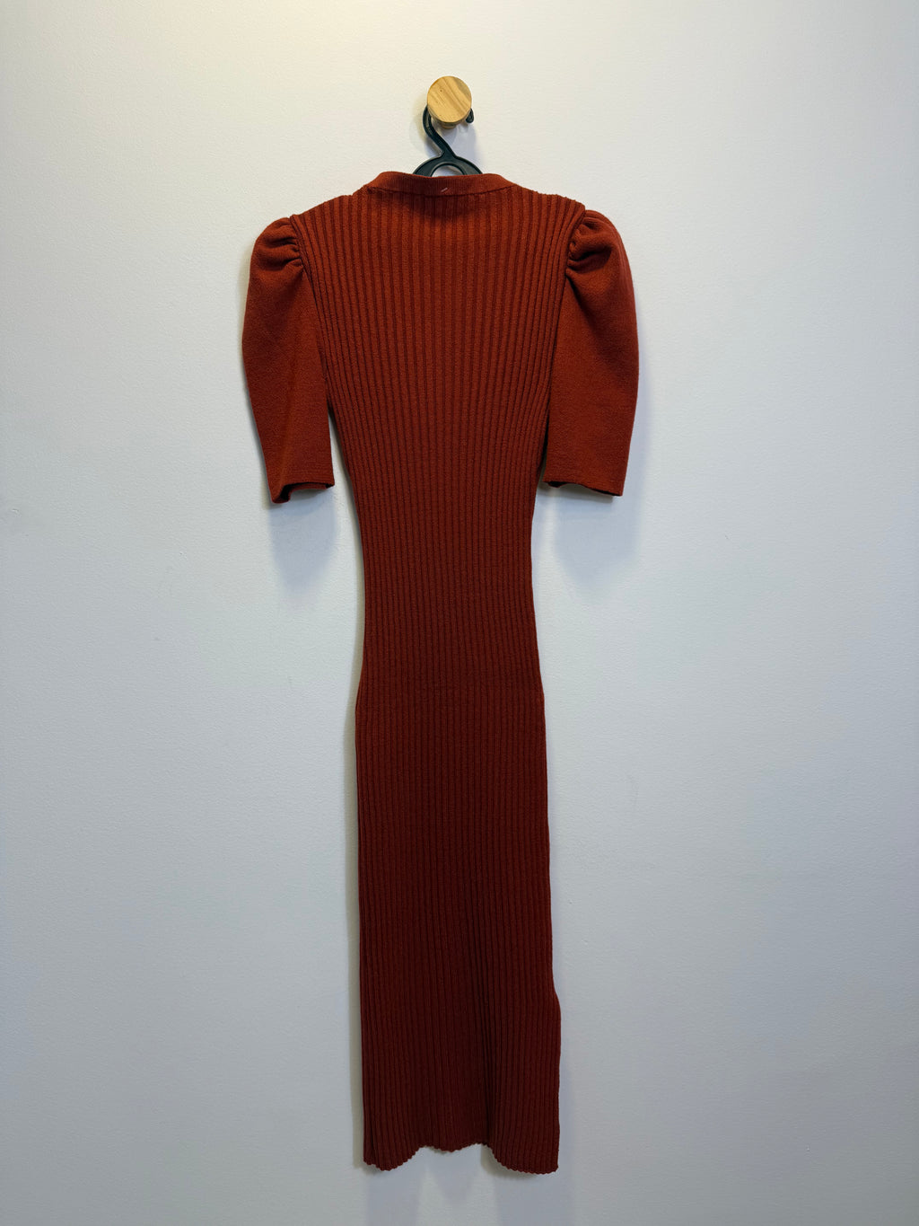 Vestido Vermelho Manga Princesa