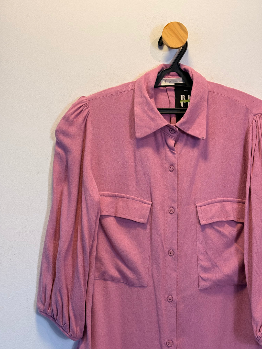 Camisa Rosa Nati Vozza