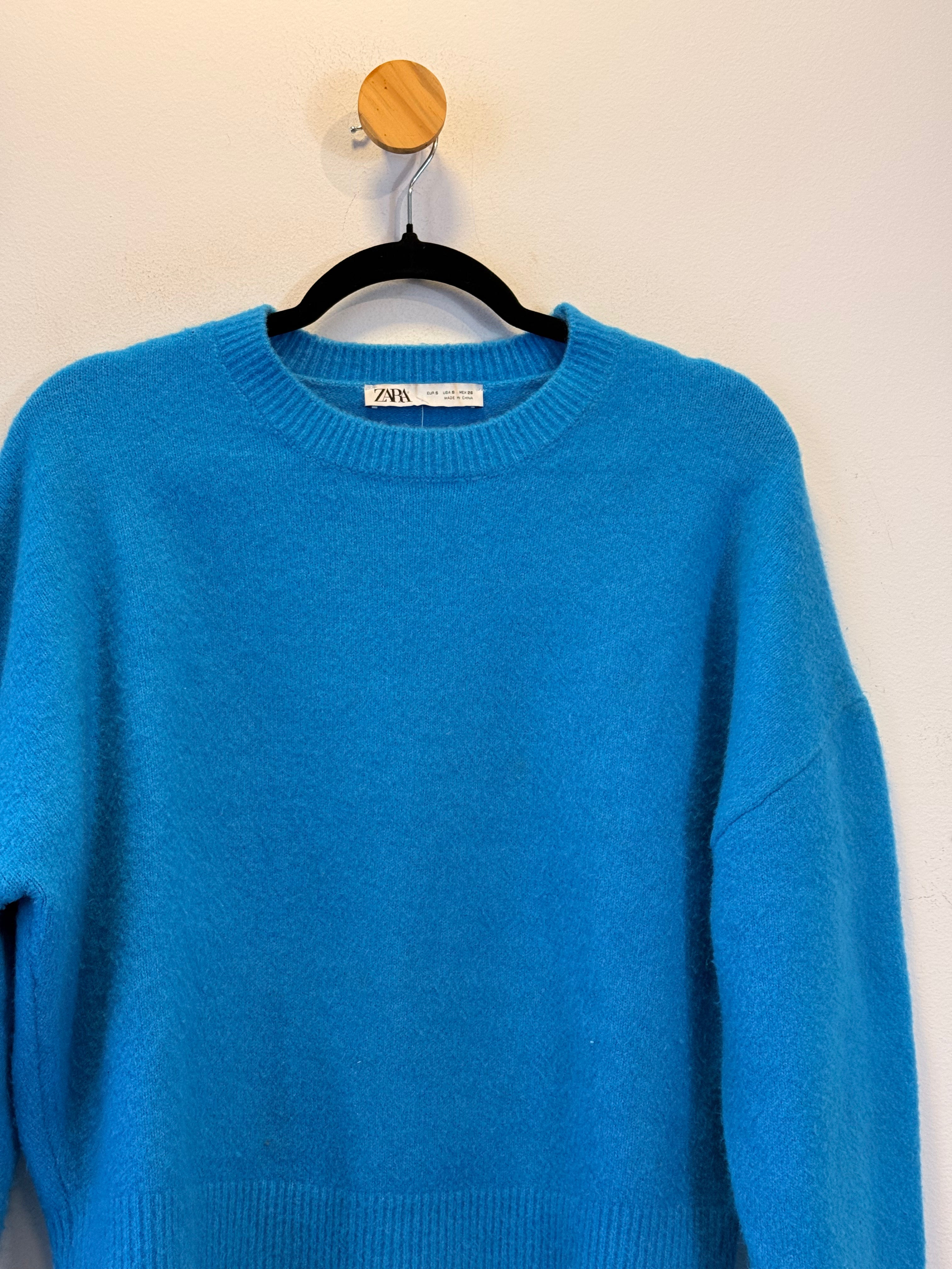 Tricot Azul Zara