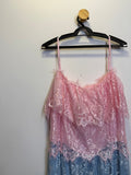 Vestido Colorido em Renda