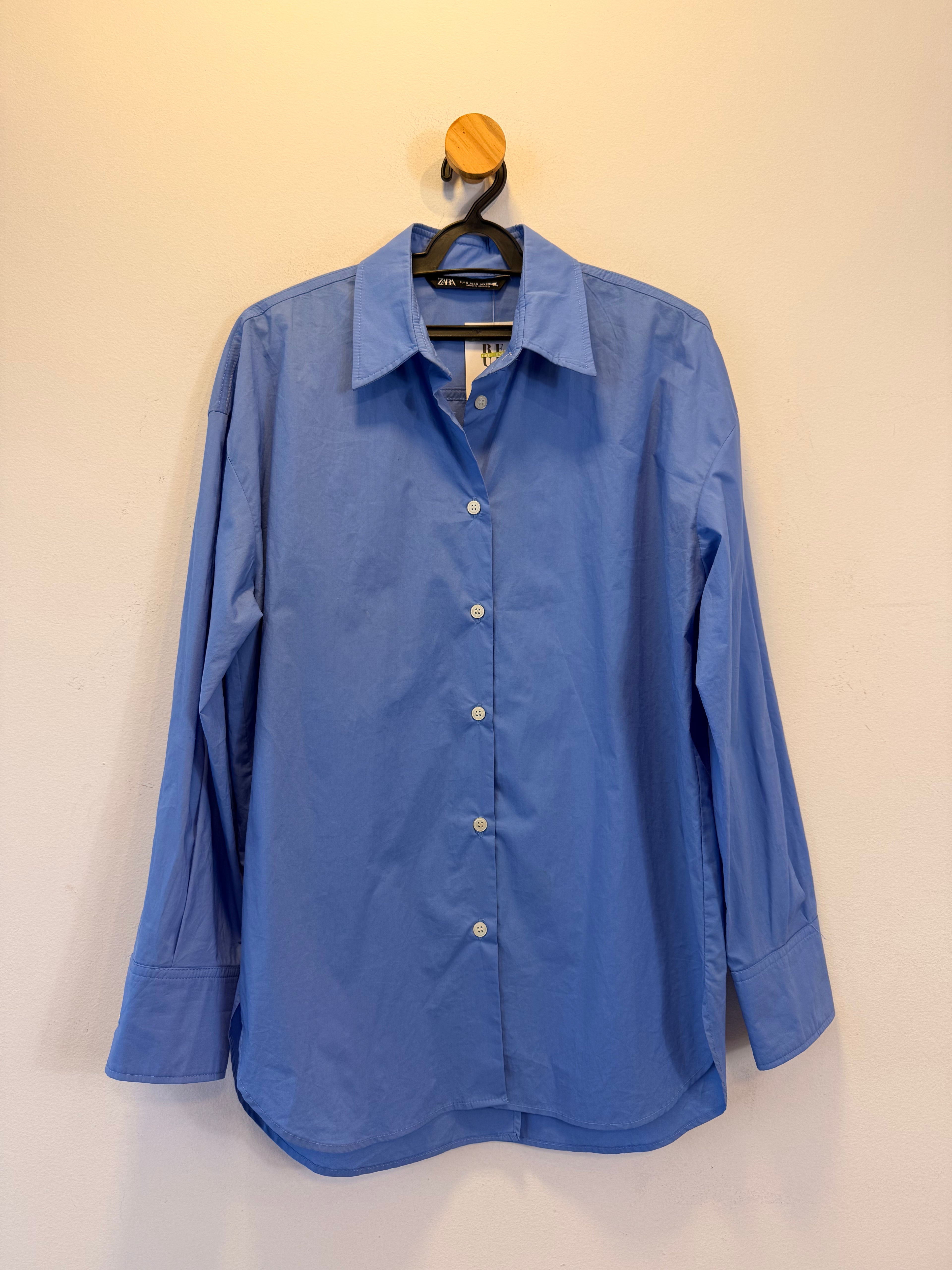 Camisa Azul Zara