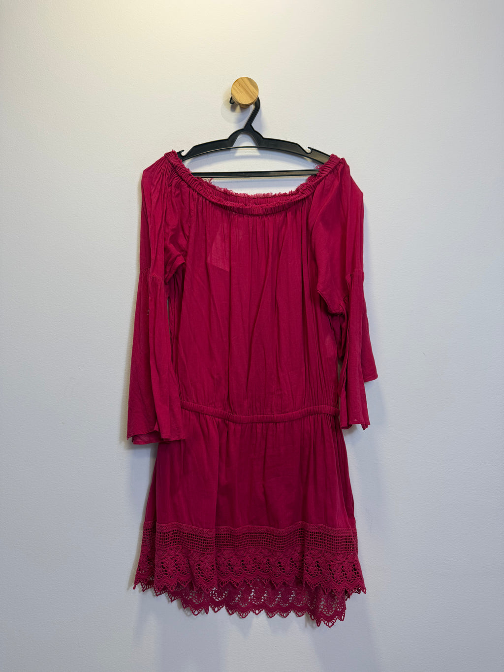Vestido Ombro a Ombro Vermelho