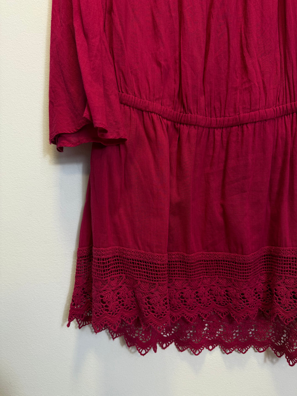 Vestido Ombro a Ombro Vermelho