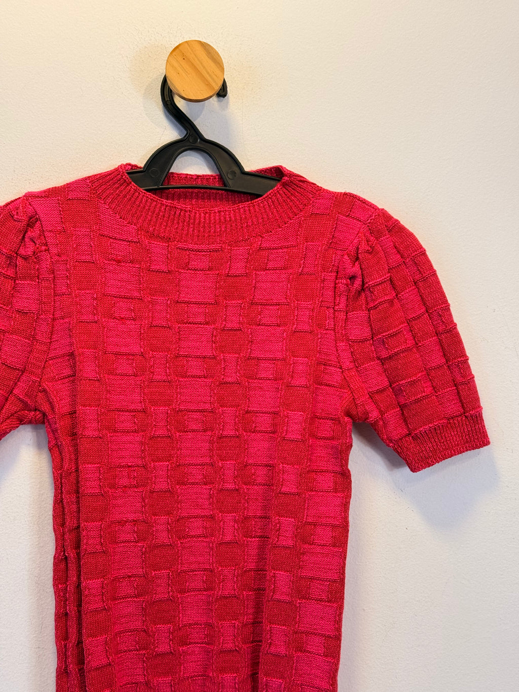 Blusa em Malha Rosa