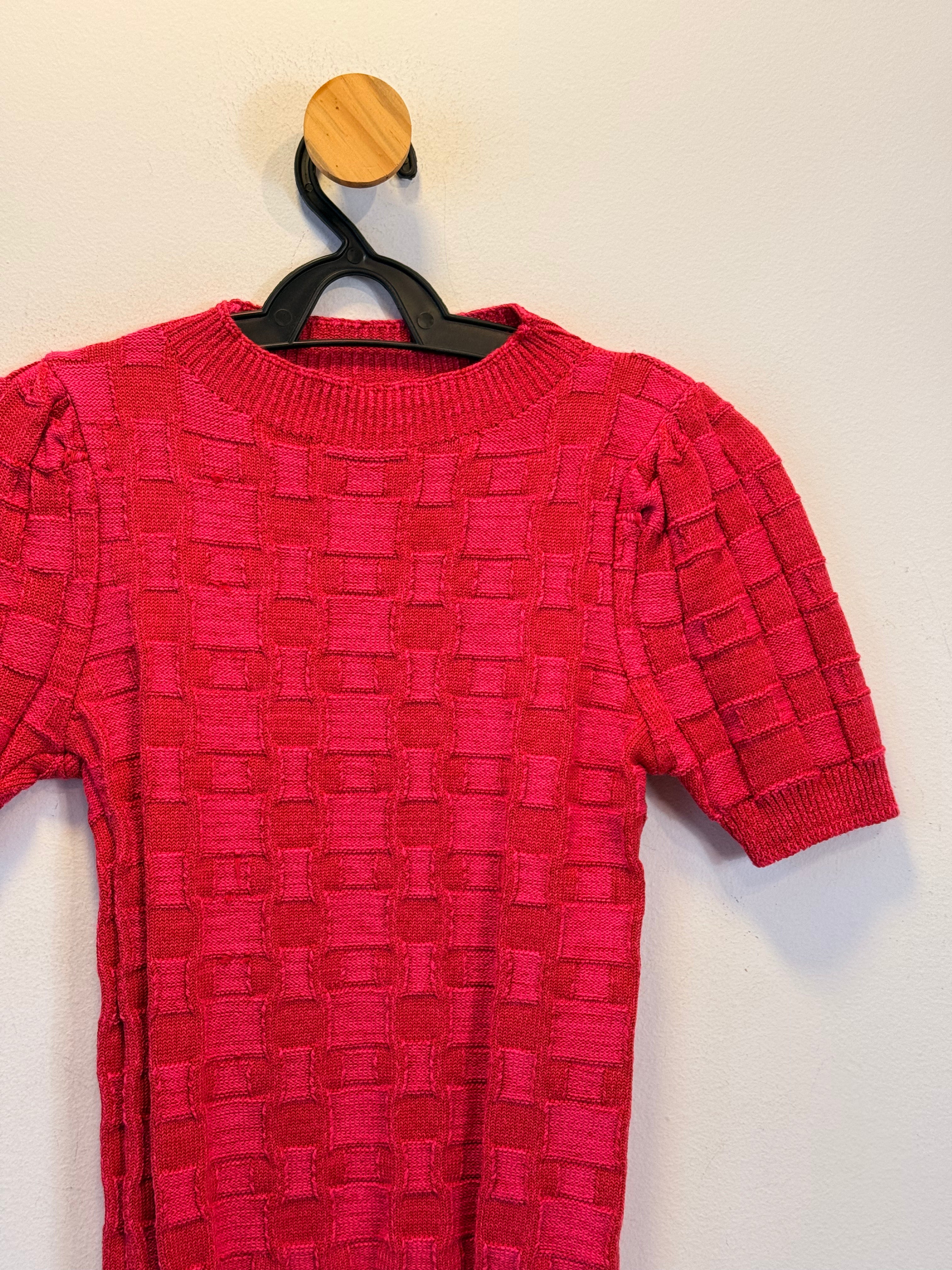 Blusa em Malha Rosa