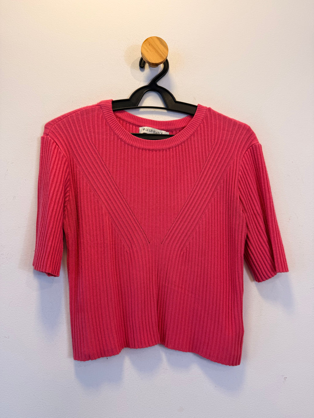 Blusa Rosa em Malha Le Lis Blanc