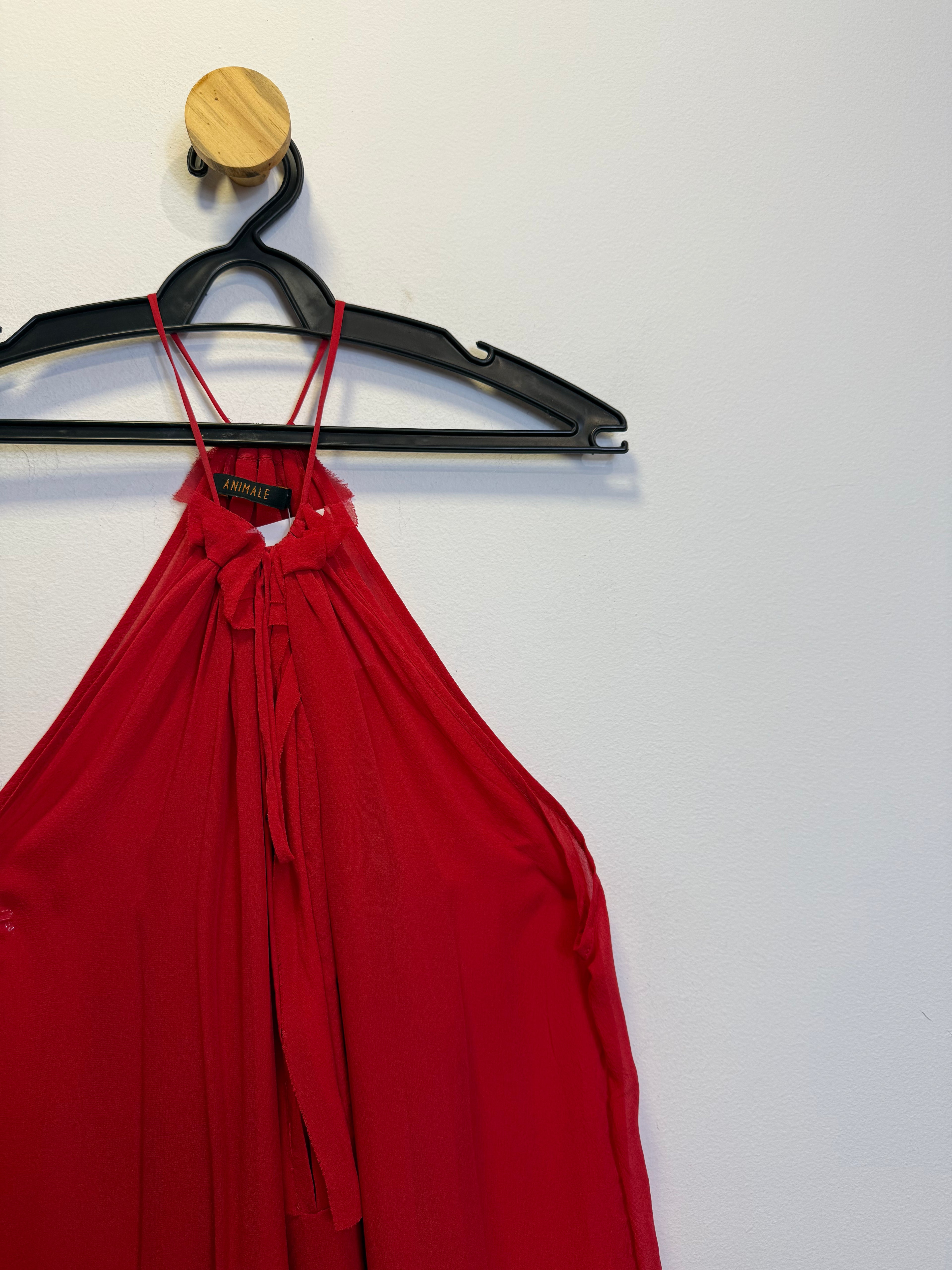 Vestido seda Animale