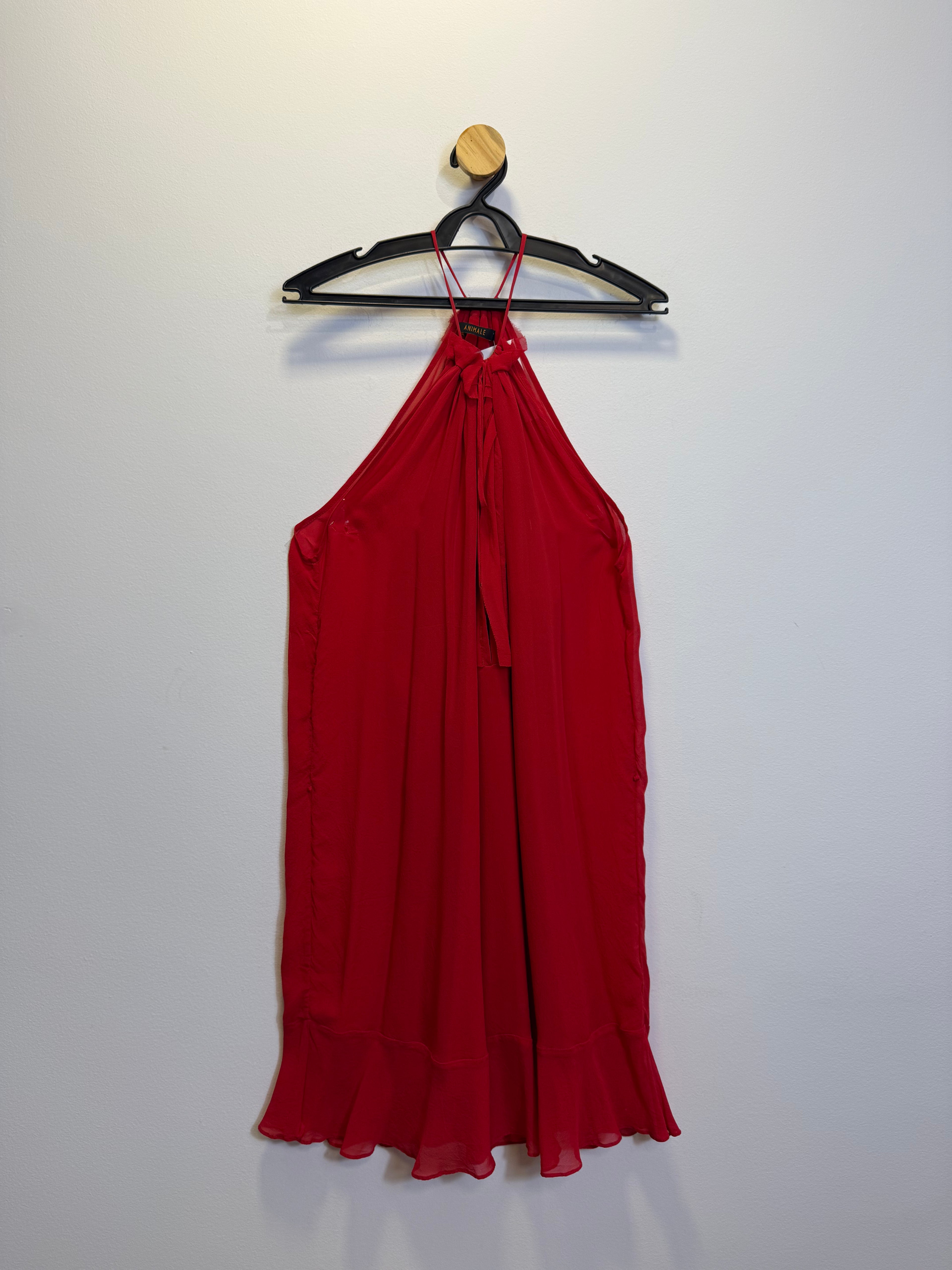 Vestido seda Animale