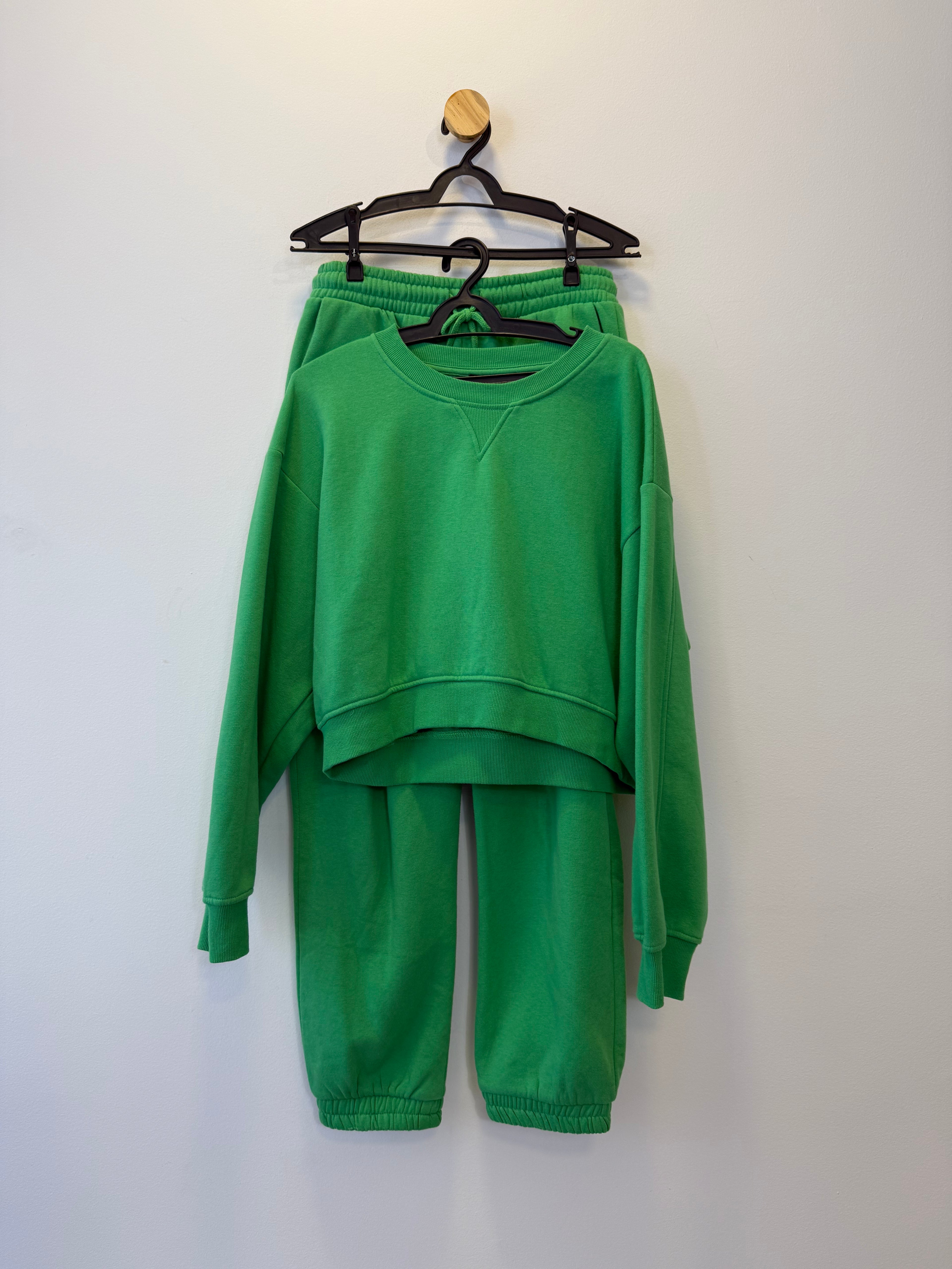 Conjunto Verde em Moletom