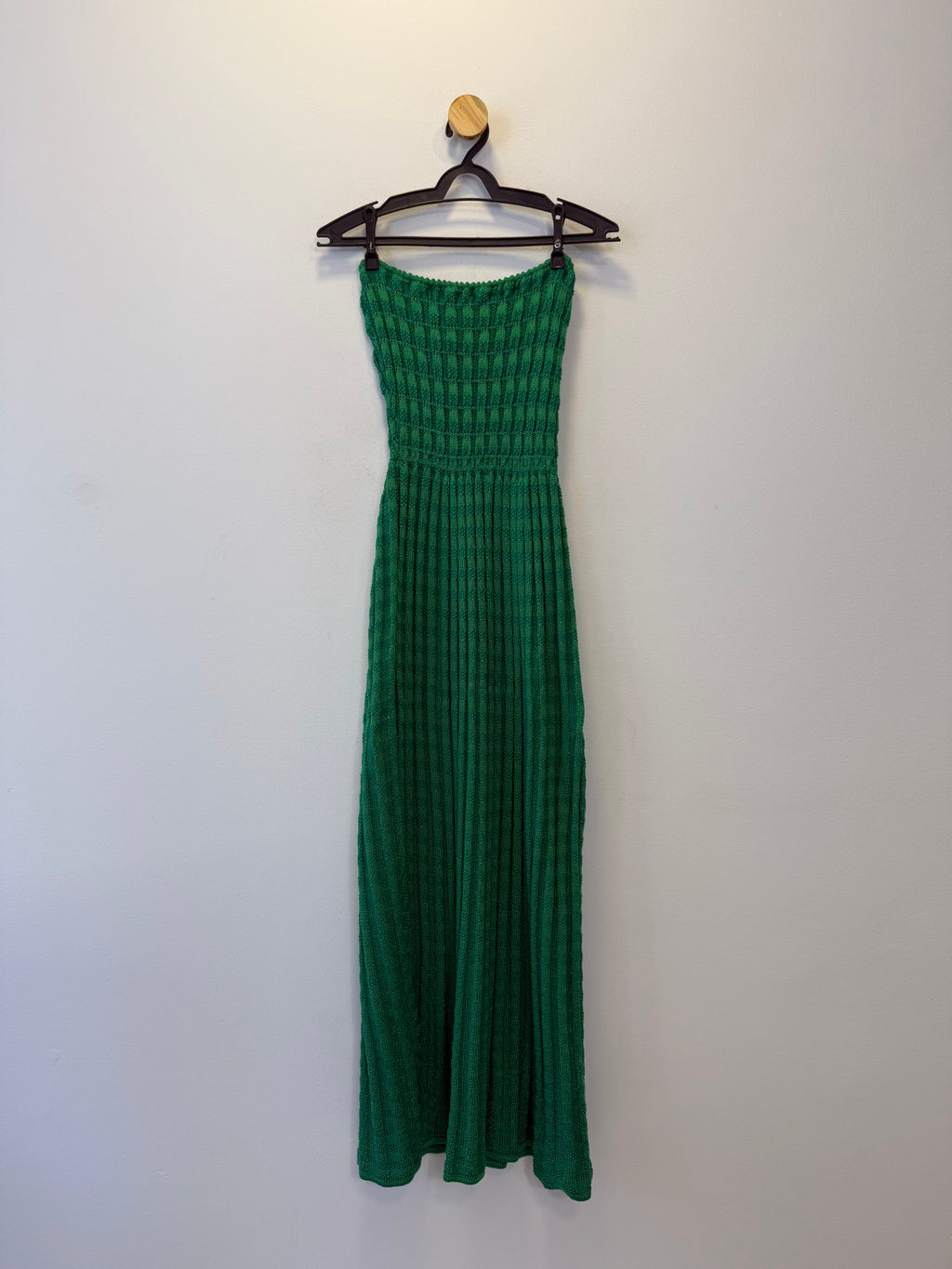 Vestido Tricot Verde Esmeralda
