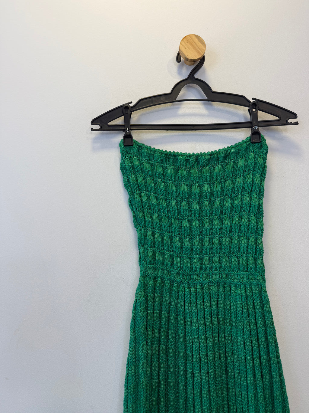 Vestido Tricot Verde Esmeralda