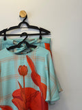 Conjunto Azul com Laranja