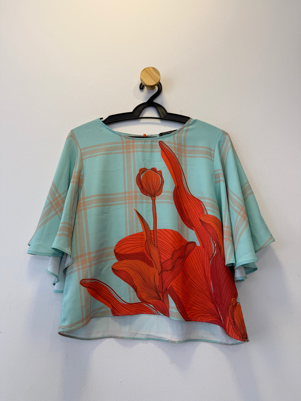 Conjunto Azul com Laranja