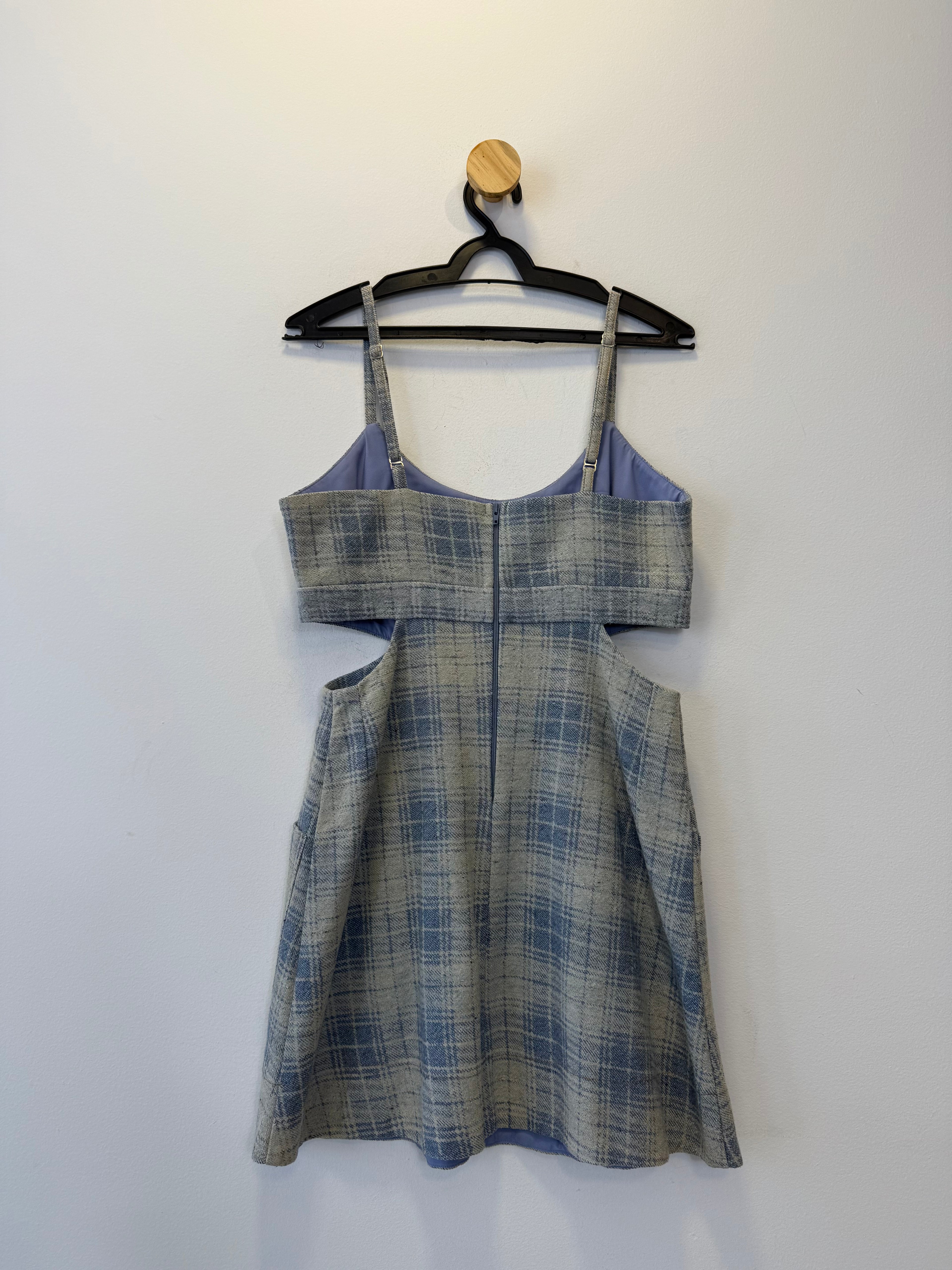 Vestido Curto Xadrez