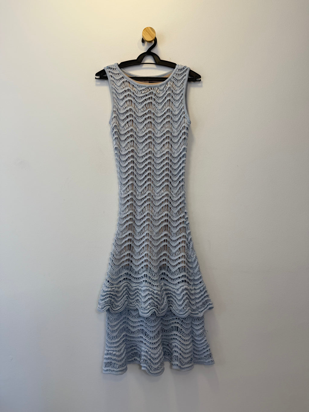 Vestido Tricot Azul