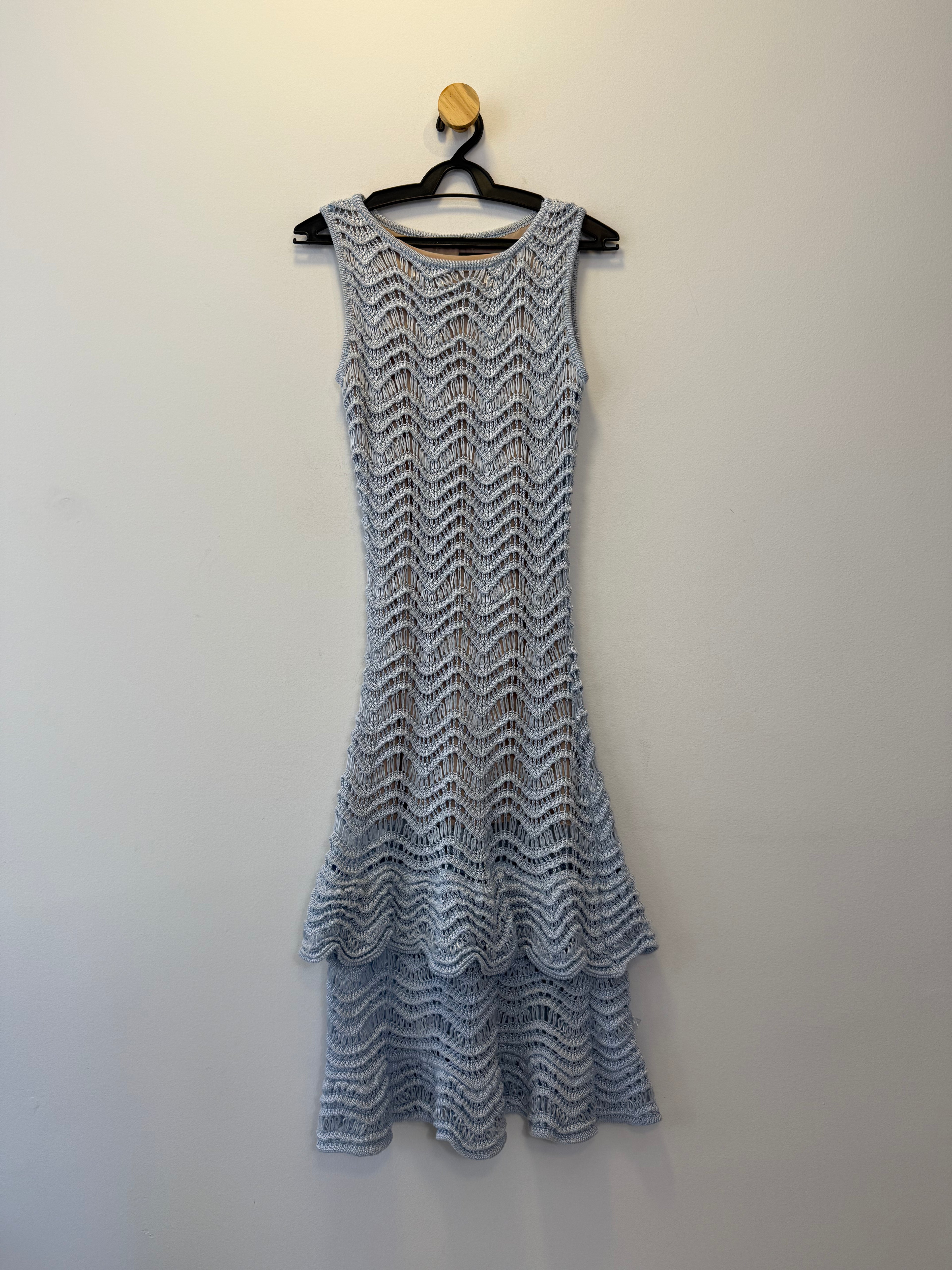 Vestido Tricot Azul