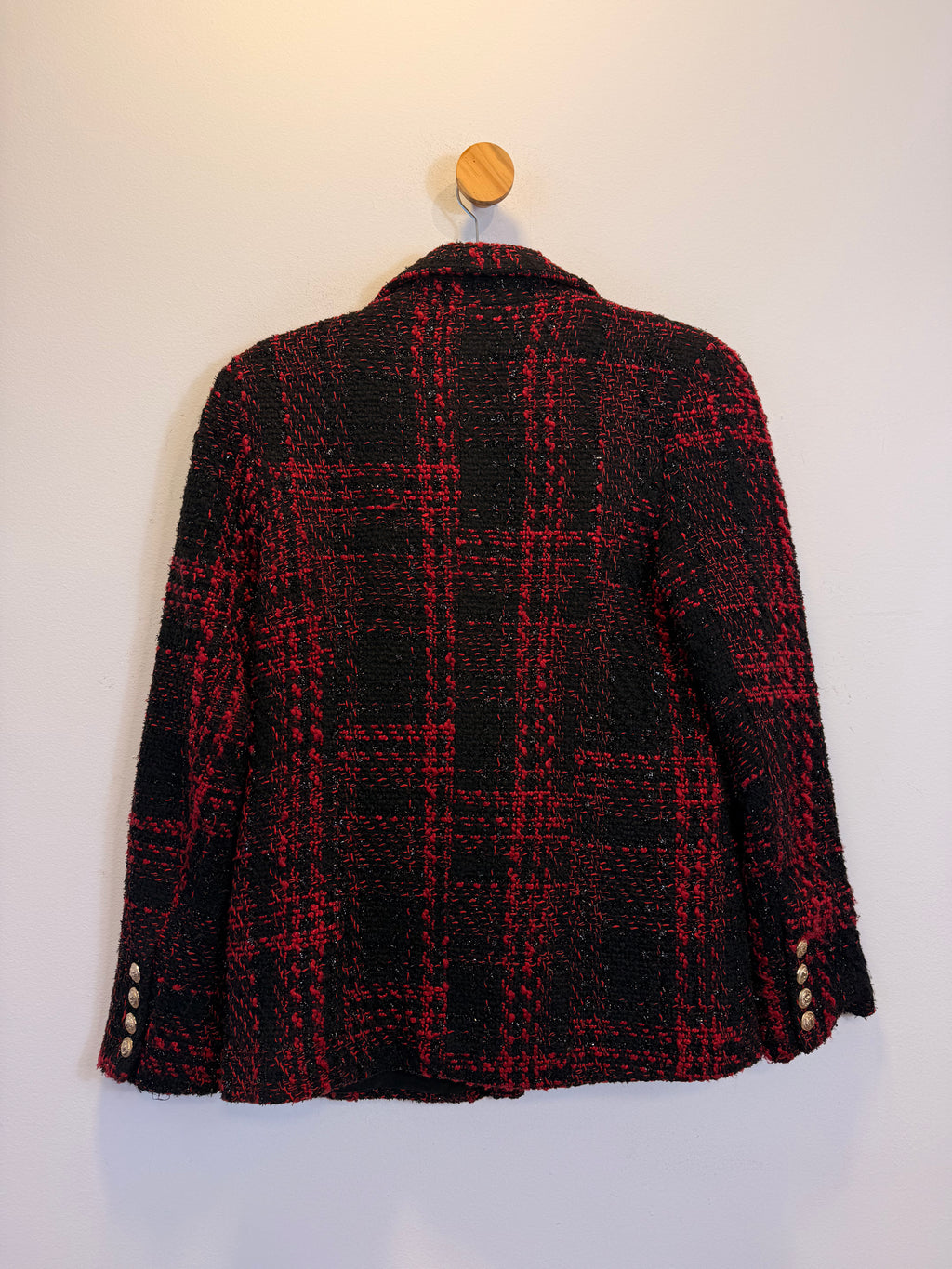 Casaco Tweed Bicolor La Chocolê